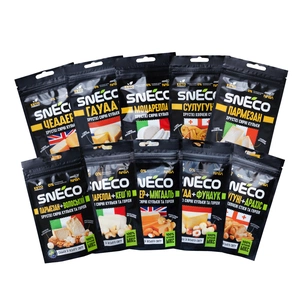 Сир сушений snEco Набір з 10 видів: Small 5 упаковок по 14 г + Мікс з горіхами 5 упаковок по 20 г (4823095054989) зображення 1