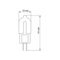 Лампочка Videx G4C 12V 2W G4 4100K (VL-G4C-02124) - зменшене зображення 3