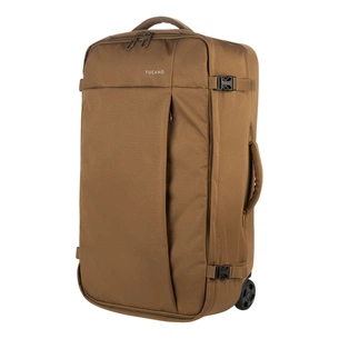 Дорожня сумка Tucano Tugo Trolley на 2-х колесах M 45 л коричнева (BTRTUG-M-MC) зображення 1