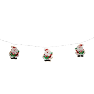 Гірлянда Chomik Санта Клаус 1.65 м 10 LED Теплий білий (5900779854086) зображення 1