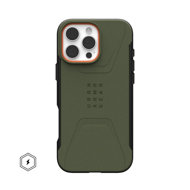 Чохол до мобільного телефона UAG iPhone 16 Pro Max Civilian Magsafe Olive Drab (114445117272) - изображение 1