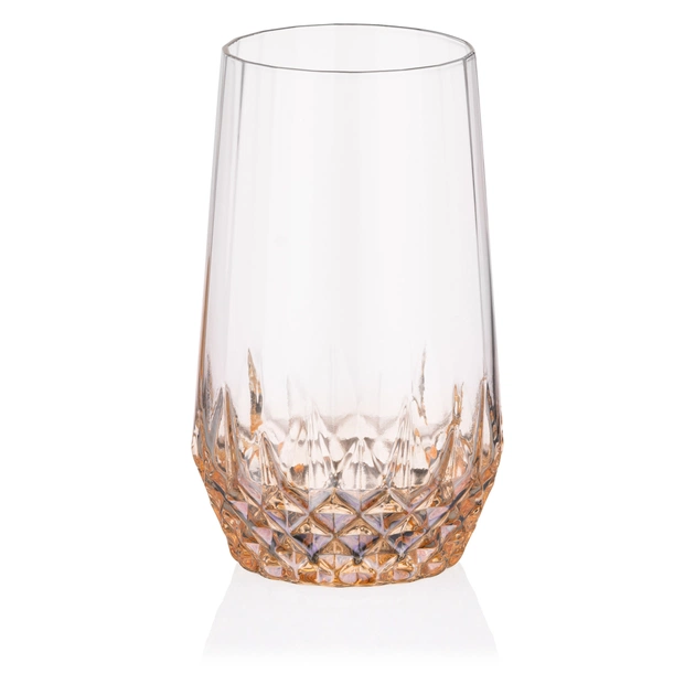 Набір склянок Ardesto Black Mars Favola 460мл, 2шт, скло, прозоро-золотистий (AR2646GL) - picture 3