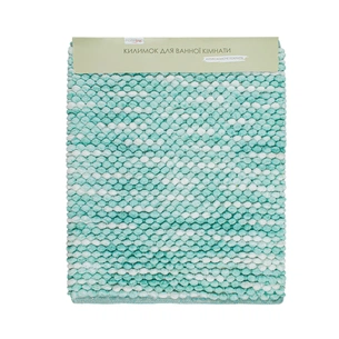 Килимок для ванної Home Line Shady біло-бірюзовий 60х90 см (166436) зображення 1