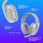 Гарнитура Logitech G321 Lightspeed White (981-001569) - уменьшенное изображение 8