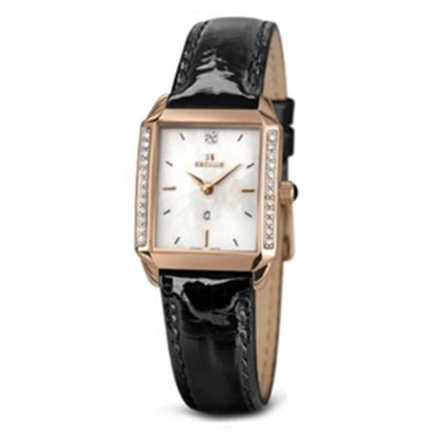 Наручные часы Seculus 1676.2.762 mop, pvd-r swarovski stones, blk strap - изображение 1