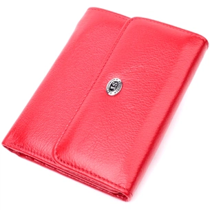 Гаманець ST Leather З натуральної шкіри Червоний (19482) зображення 1