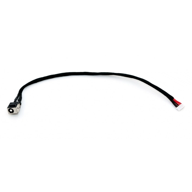 Роз'єм живлення ноутбука з кабелем для Lenovo PJ520 (5.5mm x 2.5mm), 6-pin, 20 см Универсальный (A49027) - picture 1