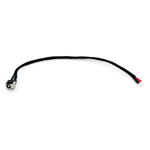 Роз'єм живлення ноутбука з кабелем для Lenovo PJ520 (5.5mm x 2.5mm), 6-pin, 20 см Универсальный (A49027) зображення 1
