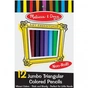 Олівці кольорові Melissa&Doug Цветные карандаши 12 цветов (MD4119) - зменшене зображення 1