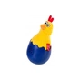 Іграшка для собак GiGwi Basic Курча-неваляшка з пискавкою 14 см (75476) - зменшене зображення 1
