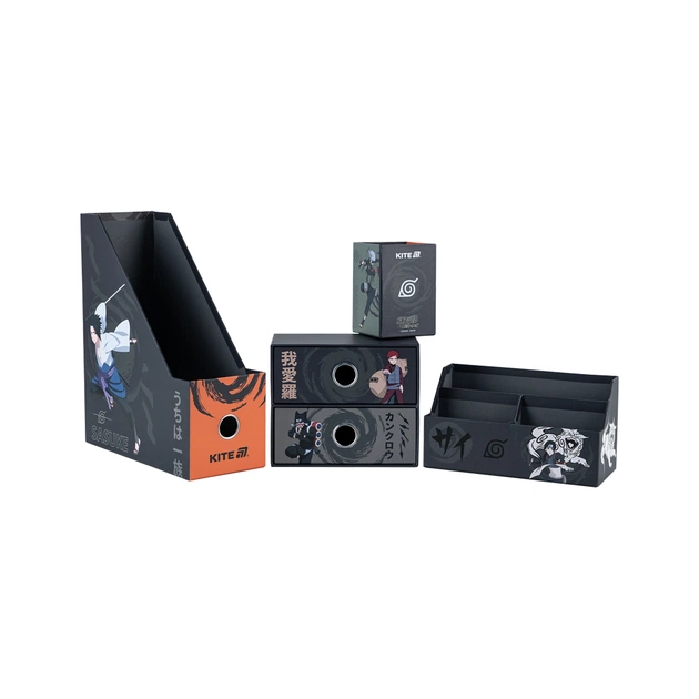 Настільний набір Kite Naruto 4 предмети, картон (NR25-357) - picture 3