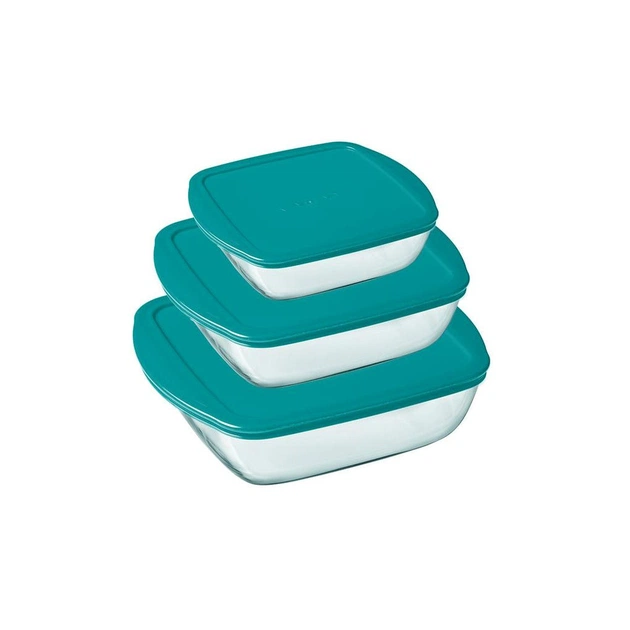 Форма для випікання Pyrex CookStore з кришкою прямокутна 28 х 20 х 8 см 2.5 л (216P000/7645) - picture 7