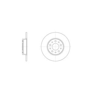 Гальмівний диск REMSA 61500.00 зображення 1