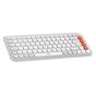 Клавіатура Logitech POP Icon Keys Bluetooth UA Off-White (920-013072) - зменшене зображення 1