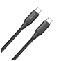 Дата кабель USB-C to USB-C 2.0m 3A 60W TPE embossed black ColorWay (CW-CBPDCC102-BK) - уменьшенное изображение 2