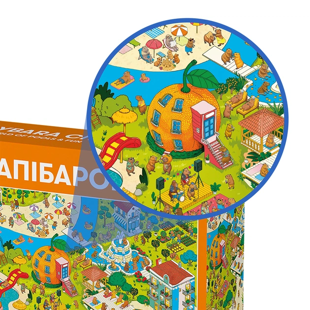 Пазл Orner Капібаромісто 1000 елементів - зображення 3