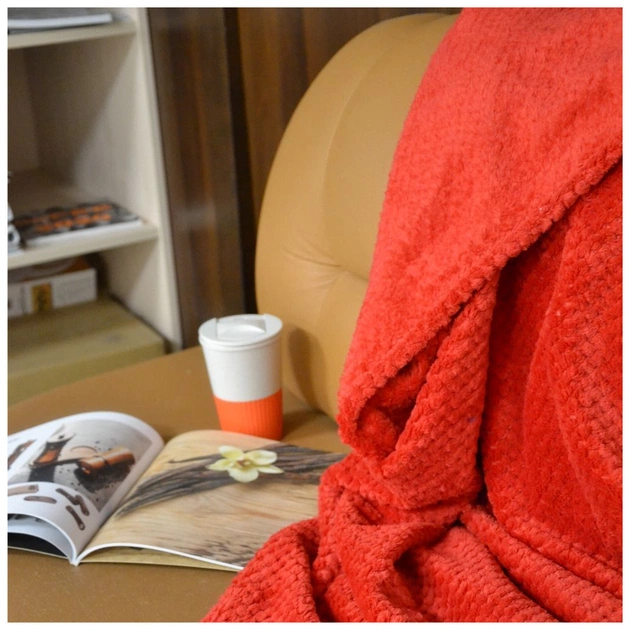 Плед Bergamo Diamond червоний 130 х 180 см (70030205-02) - изображение 6