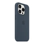 Чохол до мобільного телефона Apple iPhone 15 Pro Silicone Case with MagSafe Storm Blue (MT1D3ZM/A) - зменшене зображення 5