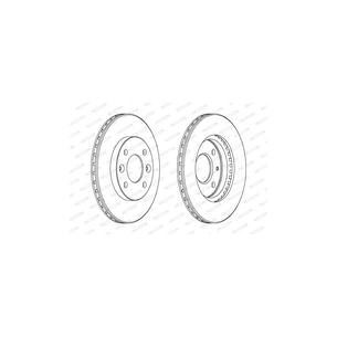 Гальмівний диск FERODO DDF158 зображення 1