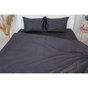 Простирадло MirSon Сатин Premium 0240 Iron grey 180х220 см (2200001729803) - зменшене зображення 2