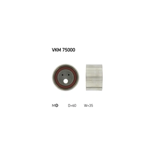 Ролик натягувача ременя SKF VKM 75000 зображення 1