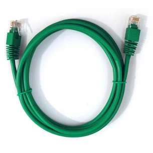 Патч-корд Cablexpert 0.5м, UTP, cat.5e, CCA, green (PP12-0.5M/G) зображення 1