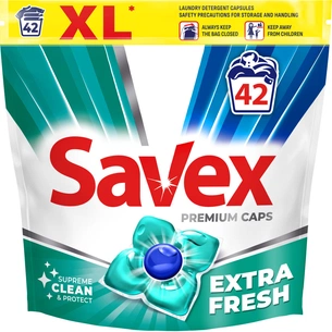 Капсули для прання Savex Super Caps Extra Fresh 42 шт. (3800024046919) зображення 1