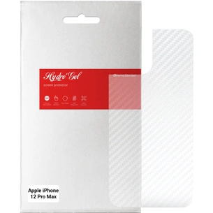 Плівка захисна Armorstandart back side Apple iPhone 12 Pro Max Carbone Transparent (ARM61073) зображення 1