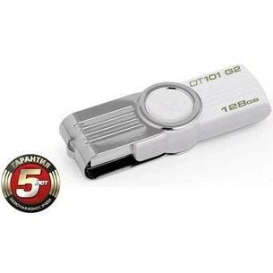 USB флеш накопичувач Kingston 128Gb DataTraveler 101 G2 (DT101G2/128GB) зображення 1