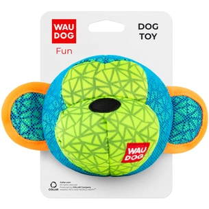 Іграшка для собак WAUDOG Fun Мавпа 16х10 см блакитна (62032) зображення 1