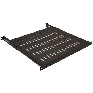 Полка Mirsan 19" 1U глиб. 500-600мм, регульована RAL 9005 (MR.SBR60.01_YK) зображення 1