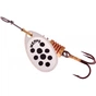 Блешня Mepps Aglia Decorees silver/black dots 3.5гр №1 (30124 001) - зменшене зображення 1