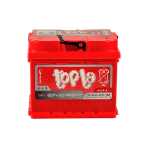 Акумулятор автомобільний Topla 45 Ah/12V Energy Euro (108 045) зображення 1
