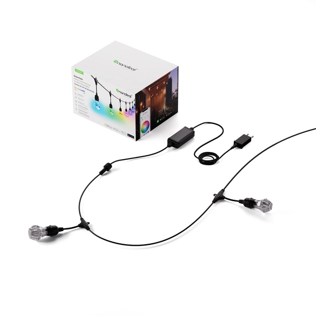 Гірлянда Nanoleaf Smart Multicolor Outdoor String Lights Smarter Kit - 30м, Matter, Homekit - изображение 1