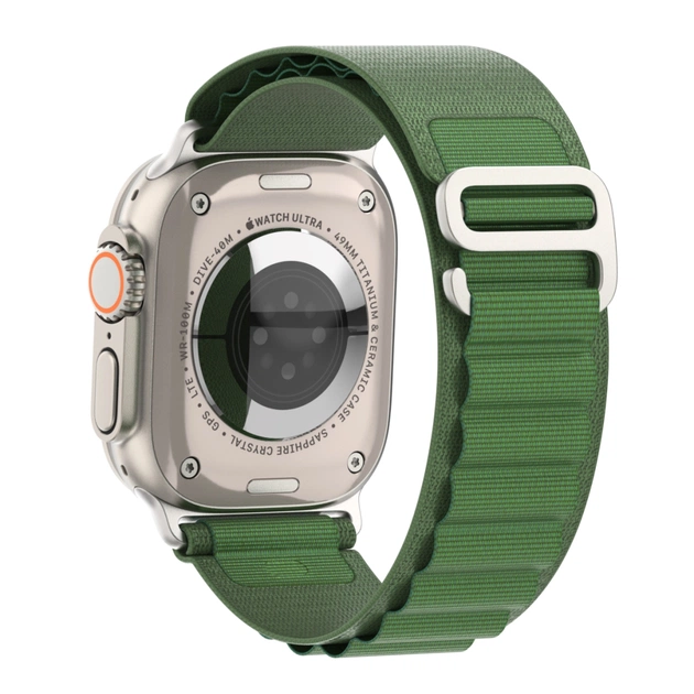 Ремінець до смарт-годинника Armorstandart Alpina Band для Apple Watch 49/46/45/44/42 (Series 1-3) Green (ARM64981) - picture 5