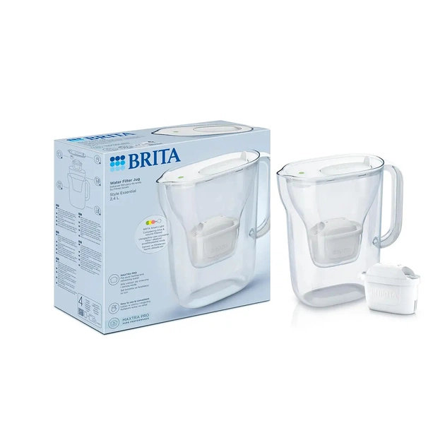 Фільтр-глечик Brita Style Essential MXPro 2.4л з картриджем білий (1058040) - зображення 13