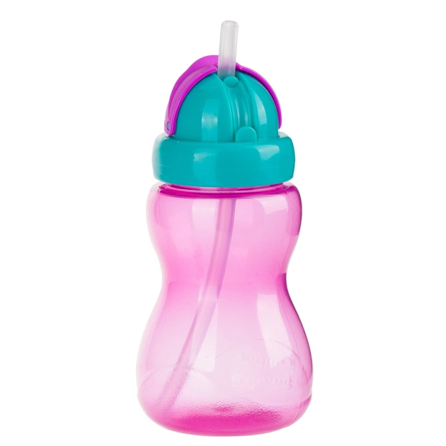 Поильник-непроливайка Canpol babies с трубкой 270 мл Розовый (56/109_pin) - изображение 3