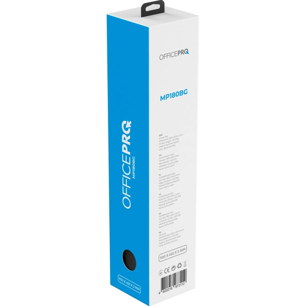 Коврик для мышки OfficePro MP180BG Black/Gray (MP180BG) - изображение 8