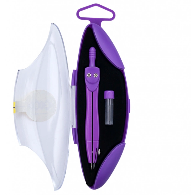Циркуль ZiBi NEON START, у тв. футляр, зап.грифель, фіолетовий, KIDS Line (ZB.5323NS-07) - изображение 2