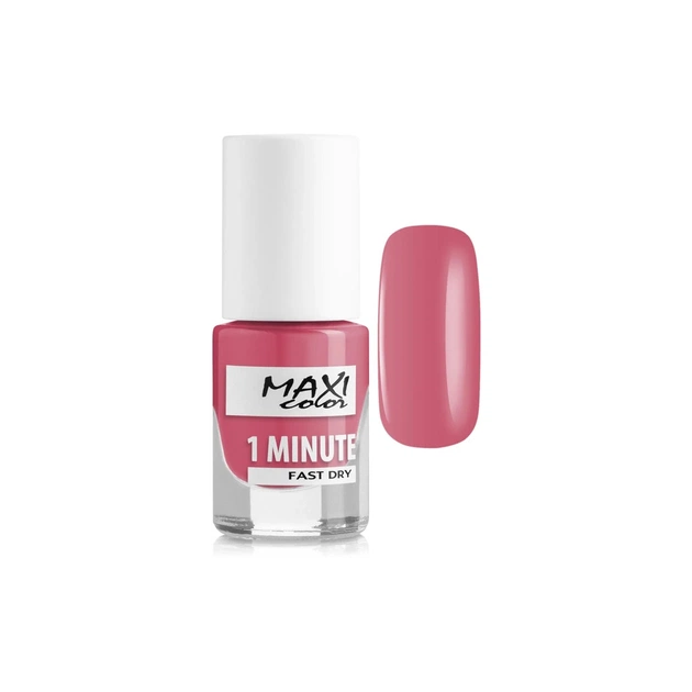 Лак для нігтів Maxi Color 1 Minute Fast Dry 014 (4823082004232) - picture 1