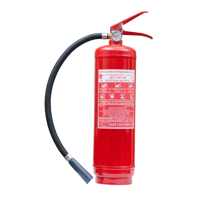 Вогнегасник Poputchik ХЛАДАР 3 кг (04-019-3-IS) - picture 1