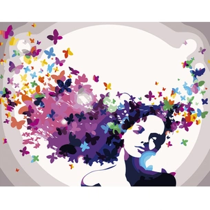 Картина по номерам Strateg Кольорові думки 40х50 см (VA-2664) зображення 1