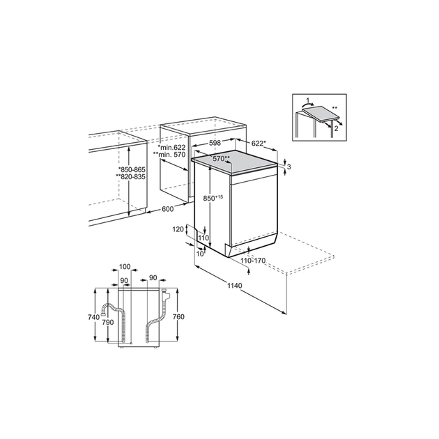 Посудомийна машина Electrolux ESA47210SW - picture 8