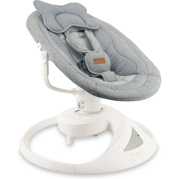 Крісло-гойдалка MoMi PEARL baby swing grey (BULE00040) - зображення 4