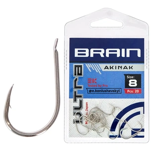 Гачок Brain fishing Ultra Akinak 8 (20шт/уп) (1858.52.55) зображення 1