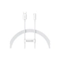Дата кабель USB 2.0 AM to USB-C 1.0m Superior Fast Charging 60W white Baseus (CAYS000902) - зменшене зображення 1