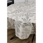 Скатертина Прованс непромокаюча Simfoni Сіре листя на натюрель D-136 см (033615) - зменшене зображення 4