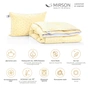 Ковдра MirSon Набір пуховий №1863 Bio-Beige Літо 90% пух 140х205 (2200003015591) - зменшене зображення 2
