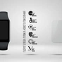 Плівка захисна Armorstandart Matte hydrogel Xiaomi Redmi Smart Band 2 / Mi Smart Band 8 Active 6 pcs (ARM92122) - зменшене зображення 2