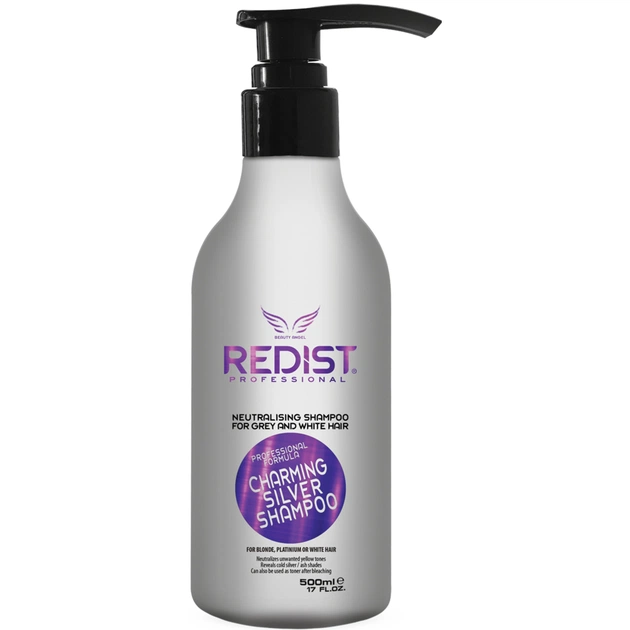 Шампунь Redist Professional Charming Silver Shampoo Проти жовтизни для світлого волосся 500 мл (8697926022920) - зображення 1